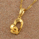 Double Hearts Pendant Necklace