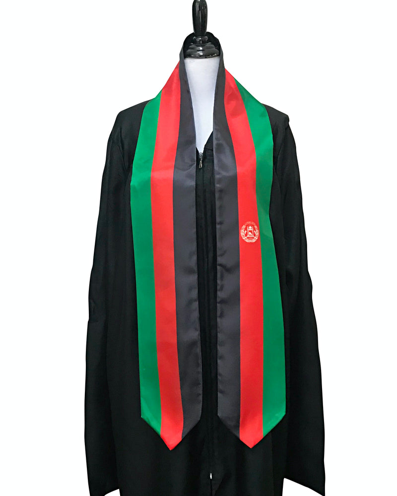 Afghanistan flag Graduation stole sash