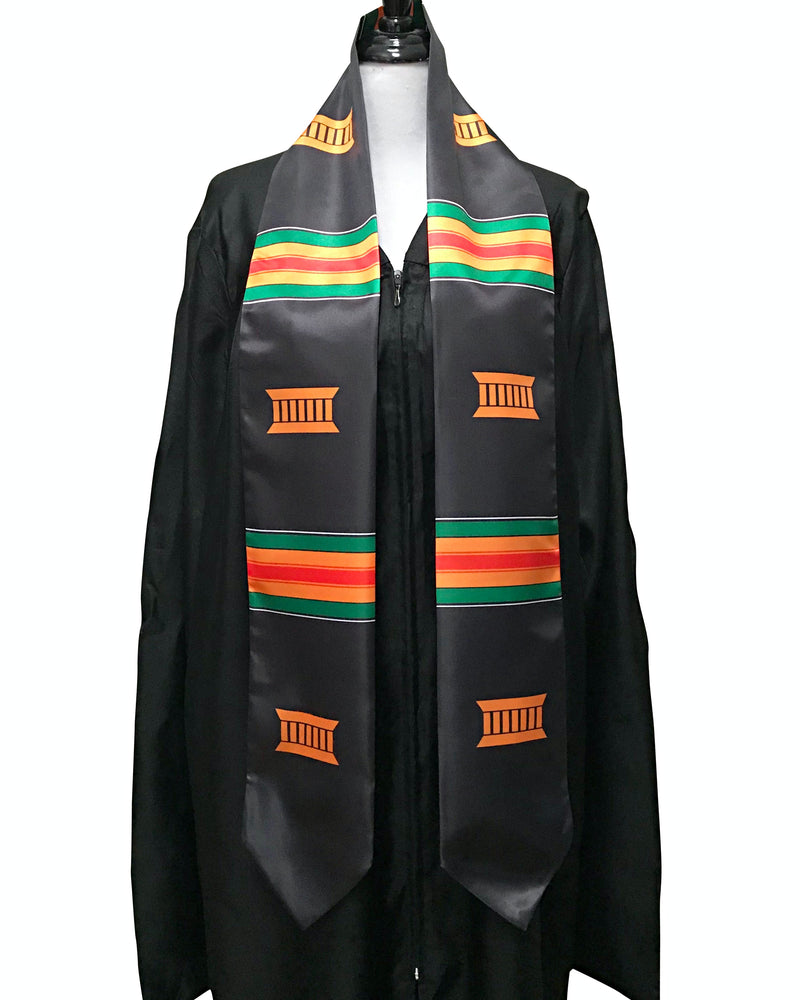 African Kente Cloth Graduation Stole