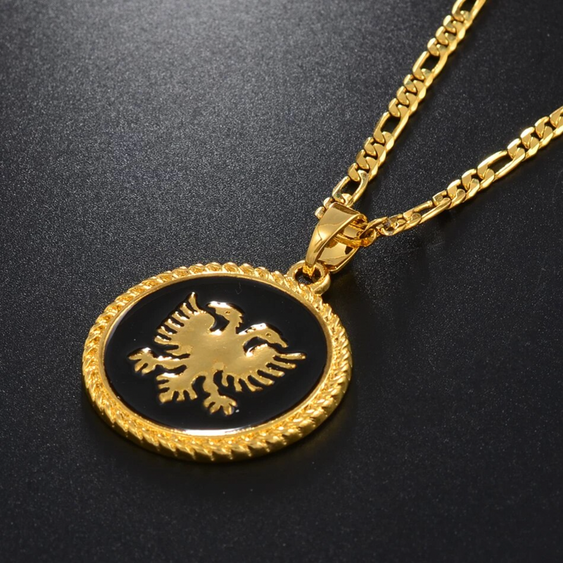 Albania eagle pendant necklace