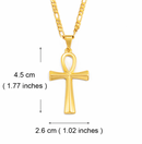 Ankh Cross Egyptian Pendant Necklace