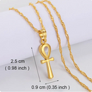 Ankh Cross Egyptian Pendant Necklace