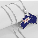 Australia Map Pendant Necklace