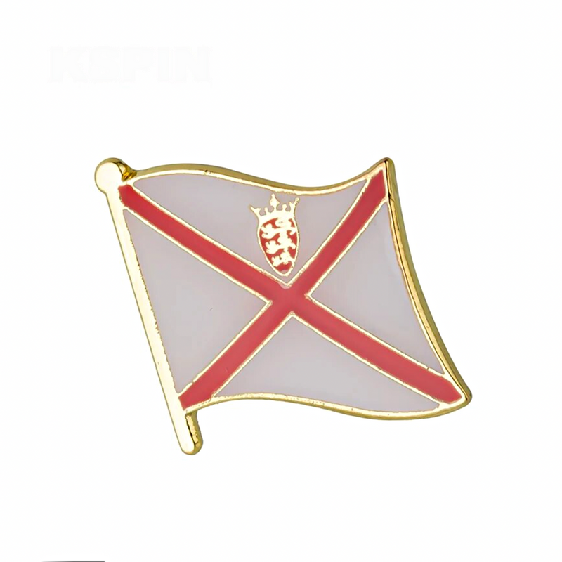 Bailiwick of Jersey Isle Flag Lapel Pin