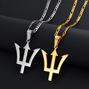 Barbados Trident Pendant Necklace