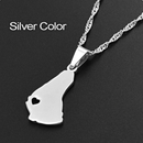 Barbados Heart Pendant Necklace