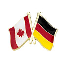 Germany & Canada Friendship Flag Lapel Pin