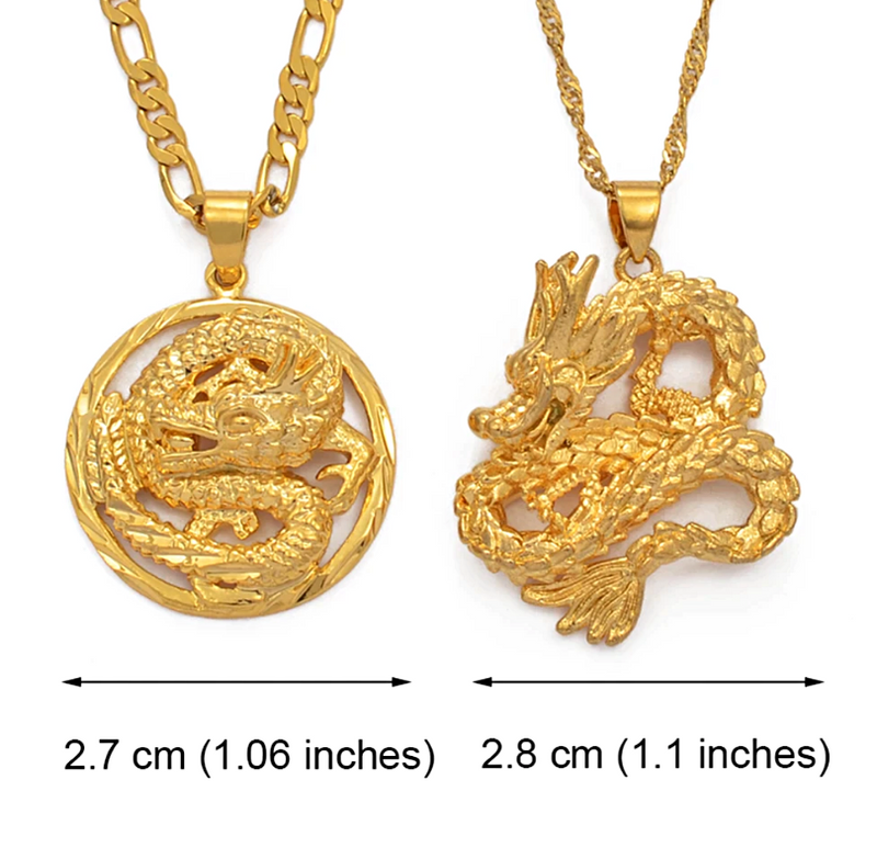Dragon Auspicious pendant necklace