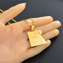 Egypt Map Pendant Necklace