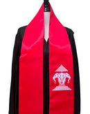 Laos Erawan Three Headed Elephant Flag Graduation Stole