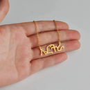 Eritrea Amharic Pendant Necklace