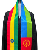 Ethiopia & Eritrea Mixed Flags Graduation Stole