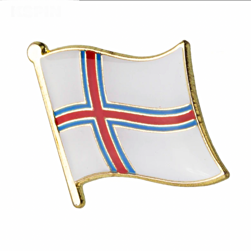 Faeroe Islands Flag Lapel Pin