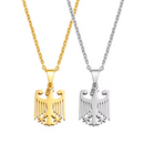 German Eagle Emblem Pendant Necklace