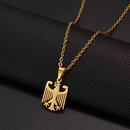 German Eagle Emblem Pendant Necklace