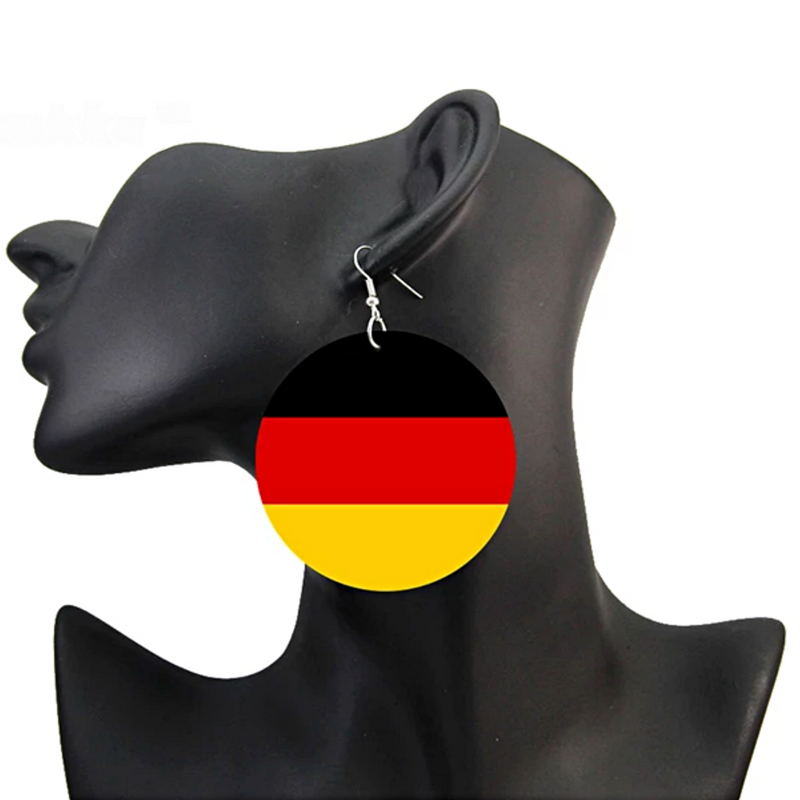 Germany flag drop Earrings