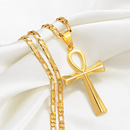 Ankh Cross Egyptian Pendant Necklace