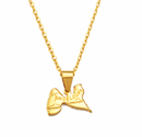 Guadeloupe Map Pendant Necklace