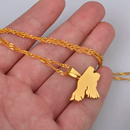 Guinea-Bissau Map Pendant Necklace