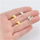 Haiti Map Stud Earrings