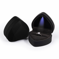 Heart-Shaped LED Light Gift ring box