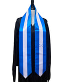 Honduras Flag Graduation Stole ( Lighter Blue)