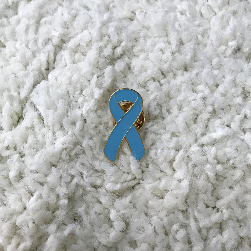 Cancer Awareness Ribbon Lapel Pin