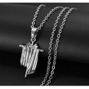 Mandaean Sabians Cross Symbol Pendant Necklace