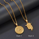 Mandaean Sabians Cross Symbol Pendant Necklace