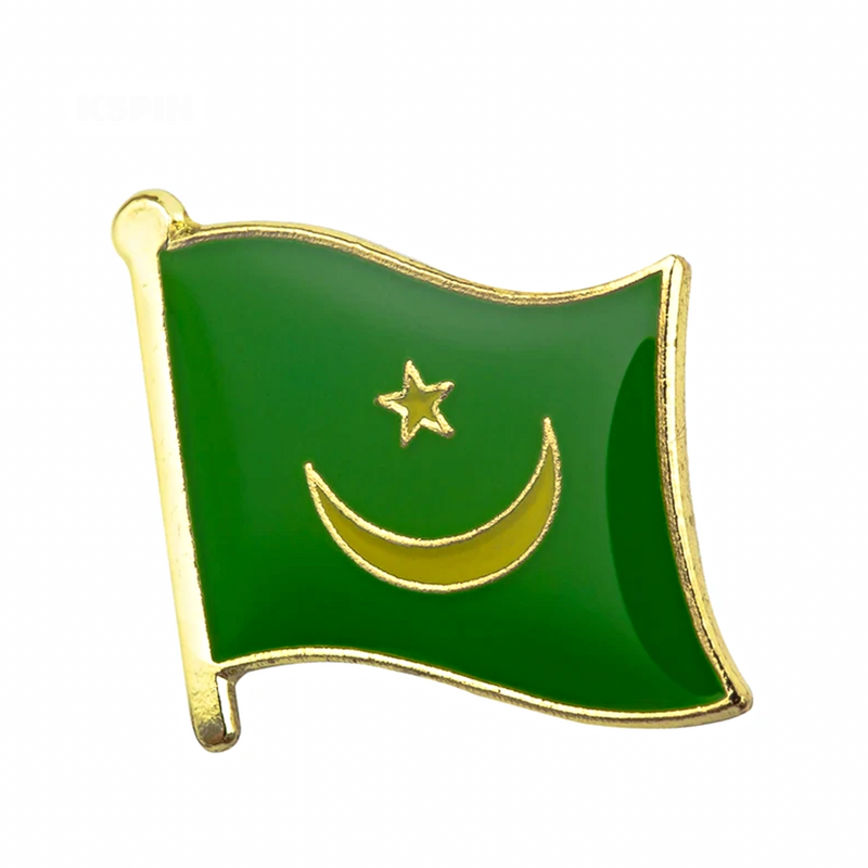Mauritania Flag Lapel Pin