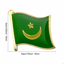 Mauritania Flag Lapel Pin