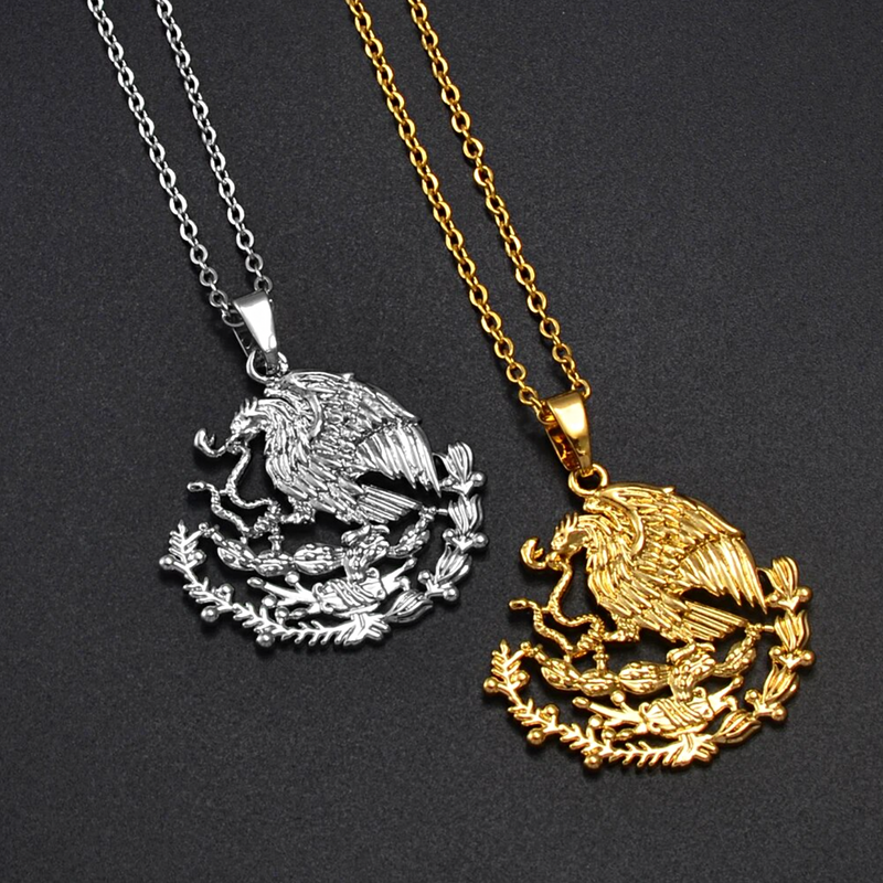 Coat of Arms of Mexico Pendant Necklace