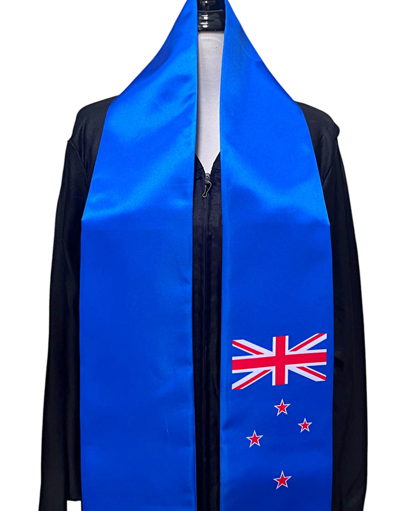 New Zealand Flag Graduation Stole