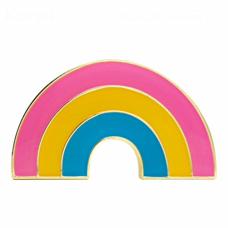 Pansexual Pride Flag Rainbow Lapel Pin