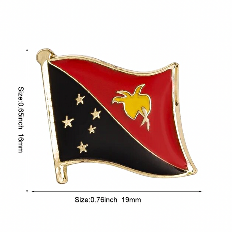 Papua New Guinea Flag Lapel Pin
