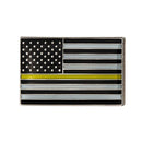 Police Yellow Thin Line Lapel Pin