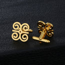 Adinkra Symbols Cufflinks