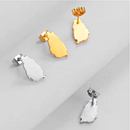 Saint Lucia Map Stud Earrings