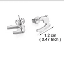 Haiti Map Stud Earrings