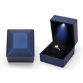 Square-Shaped LED Light Gift ring box