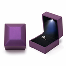 Square-Shaped LED Light Gift ring box