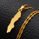 Sweden Map Pendant Necklace