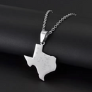 Texas Map Pendant Necklace
