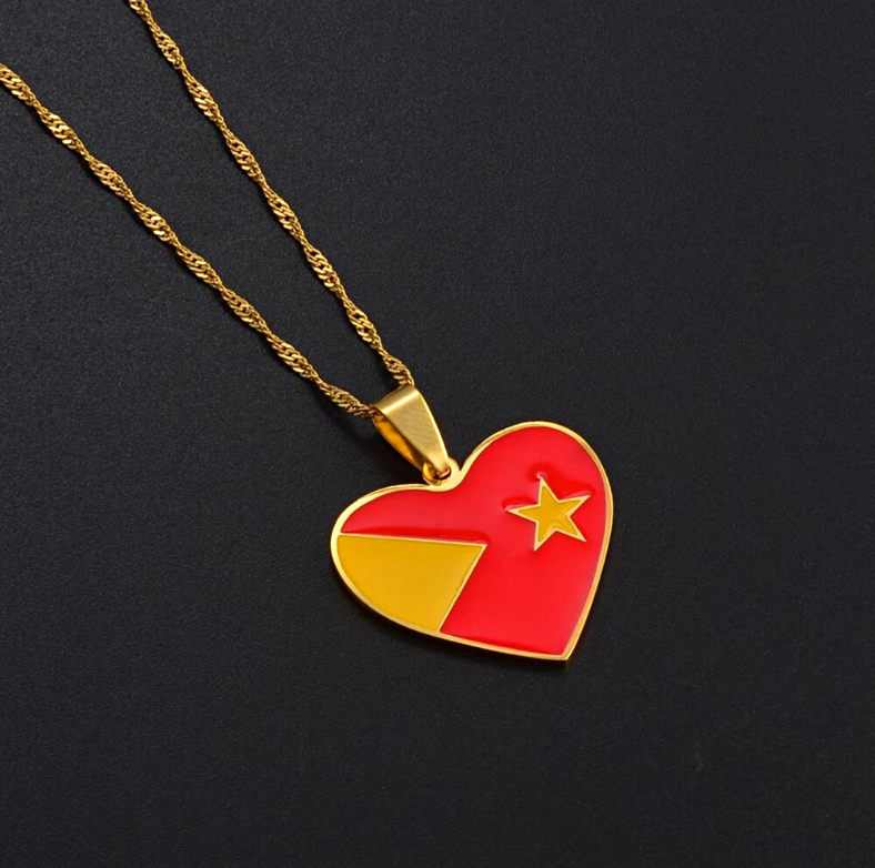 Tigray Heart Pendant Necklace