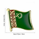 Turkmenistan Flag Lapel Pin