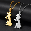 United Kingdom Map with Cities Pendant Necklace