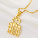 Duafe Adinkra Symbol Pendant Necklace