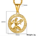 Zodiac Horoscope Pendant Necklace