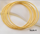 Set of 6 Pieces Bangles Bracelets