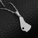 Barbados Heart Pendant Necklace